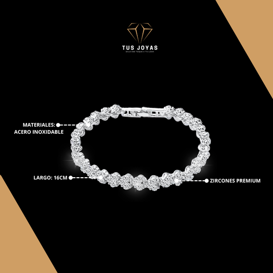 Pulsera CORAZON Diamantes.💎