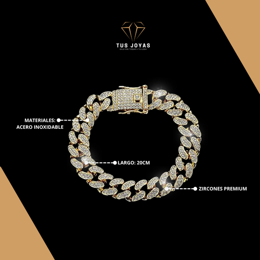 Pulsera Cubana GOLD 💎