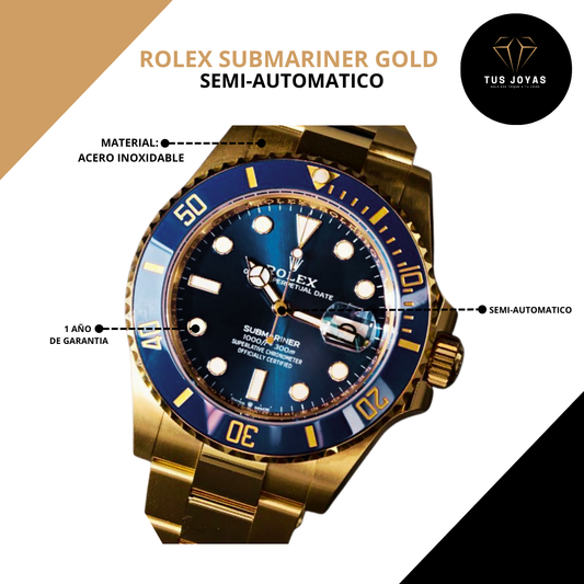Rolex Submariner GOLD de lujo ⌚️