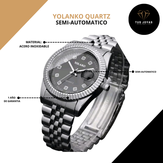 Yolanko Quartz de lujo ⌚️