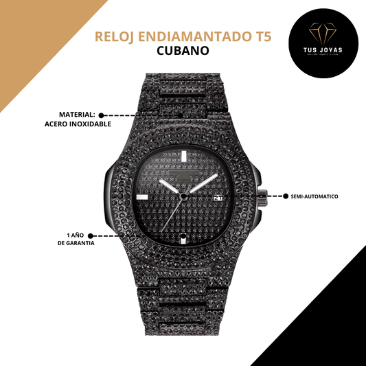 Reloj T5 Black Cubano 💎