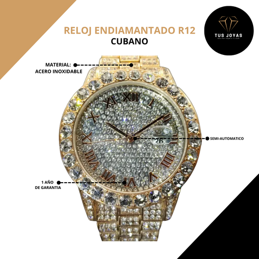 Reloj R12 Cubano 💎