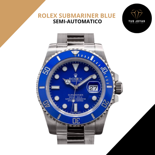 Rolex Submariner BLUE de lujo ⌚️