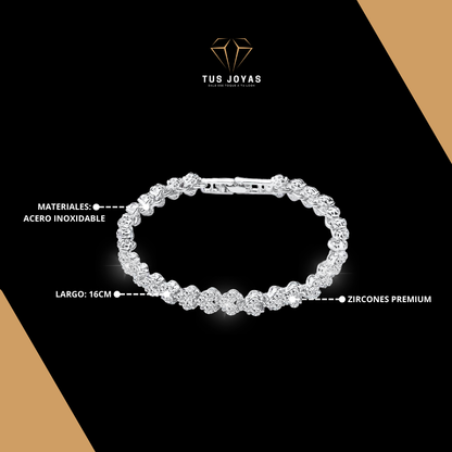 Pulsera CORAZON Diamantes.💎
