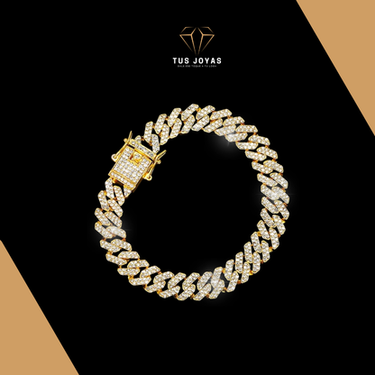 Pulsera Cubana ICE GOLD 💎